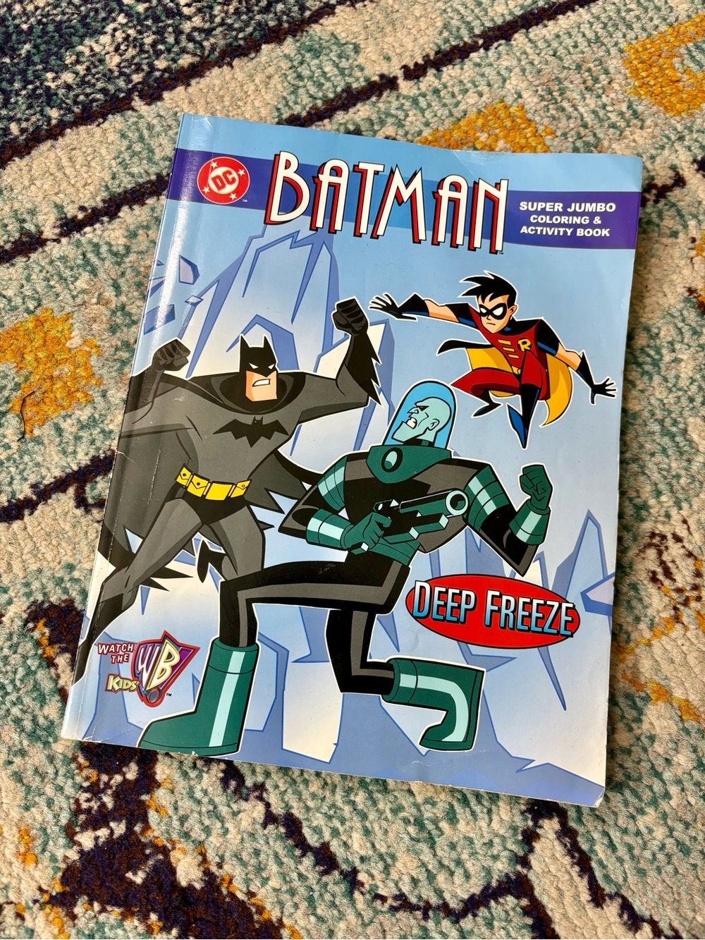 VTG 2000s WB Batman Super Jumbo Coloring & Activity Book